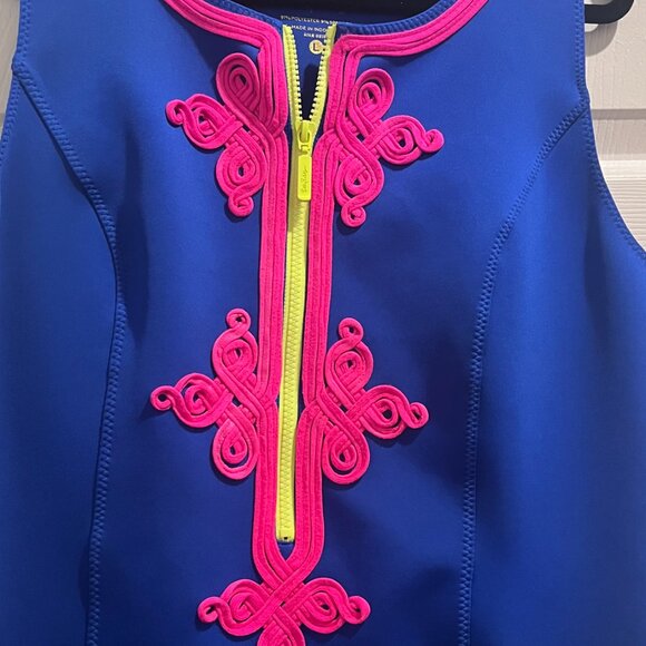 Lilly Pulitzer Mila Blue Shift Dress - Picture 2 of 10